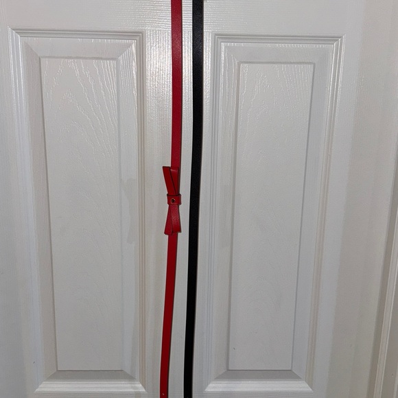 kate spade Red and Black Slim Belts main image 7